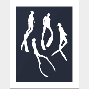 Freediving crew Posters and Art